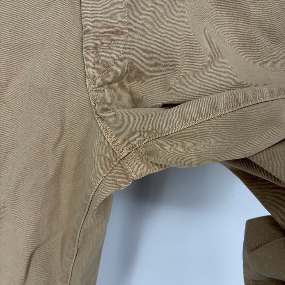 MOTHER The Shaker Prep Fray Jeans Killing Time Khaki Cerulean Women's 30 - Picture 10 of 13